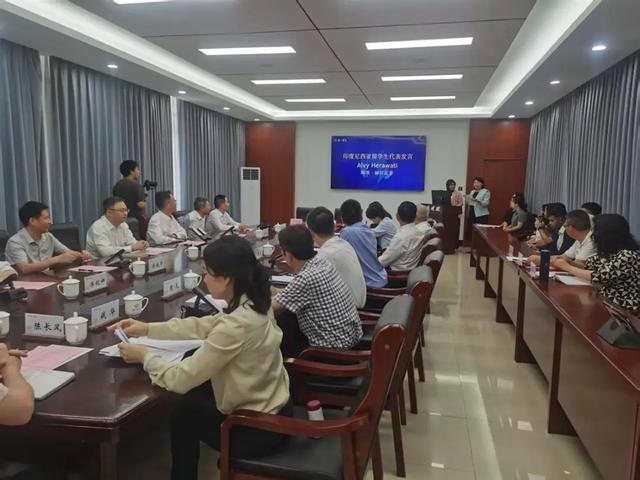 湖北城市建设职业技术学院首批留学生入学了PG麻将胡了免费试玩模拟器“武汉你好！”(图4)